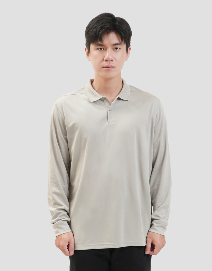 Suko Kaos Polo Sports Ls T-Shirt Quicky Dry Lengan Panjang Kaos Pria