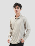 Suko Kaos Polo Sports Ls T-Shirt Quicky Dry Lengan Panjang Kaos Pria