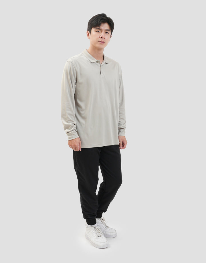 Suko Kaos Polo Sports Ls T-Shirt Quicky Dry Lengan Panjang Kaos Pria