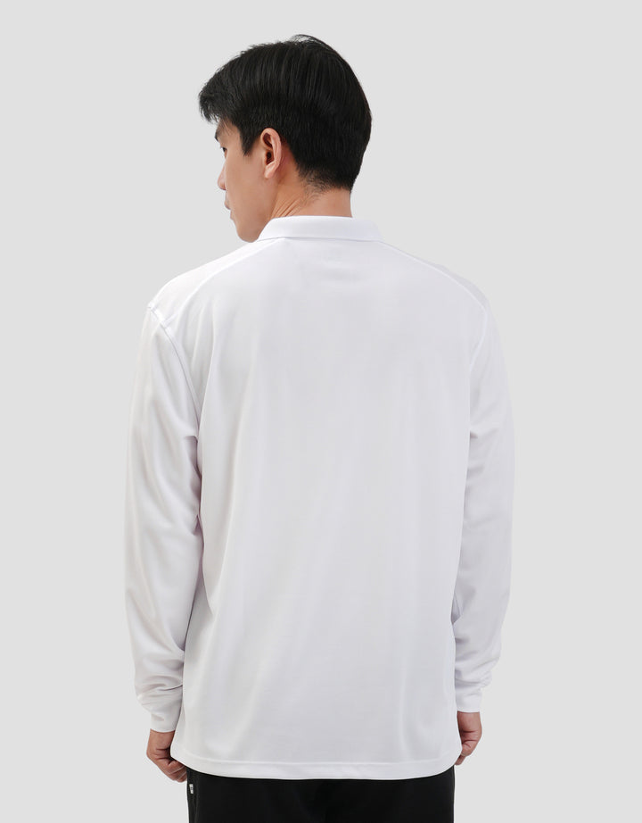 Suko Kaos Polo Sports Ls T-Shirt Quicky Dry Lengan Panjang Kaos Pria