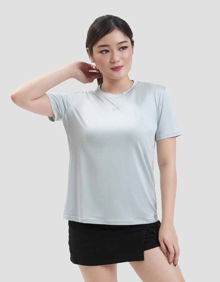 Suko Sports Kerah Bulat Lengan Pendek Kaos Wanita