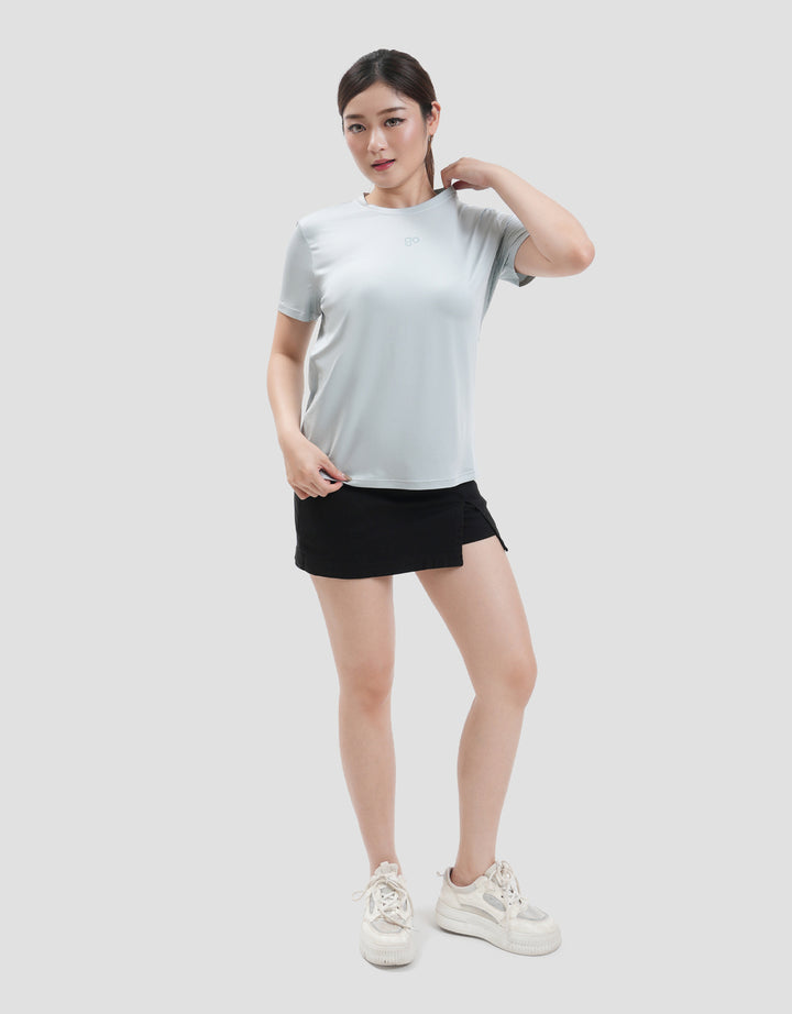 Suko Sports Kerah Bulat Lengan Pendek Kaos Wanita