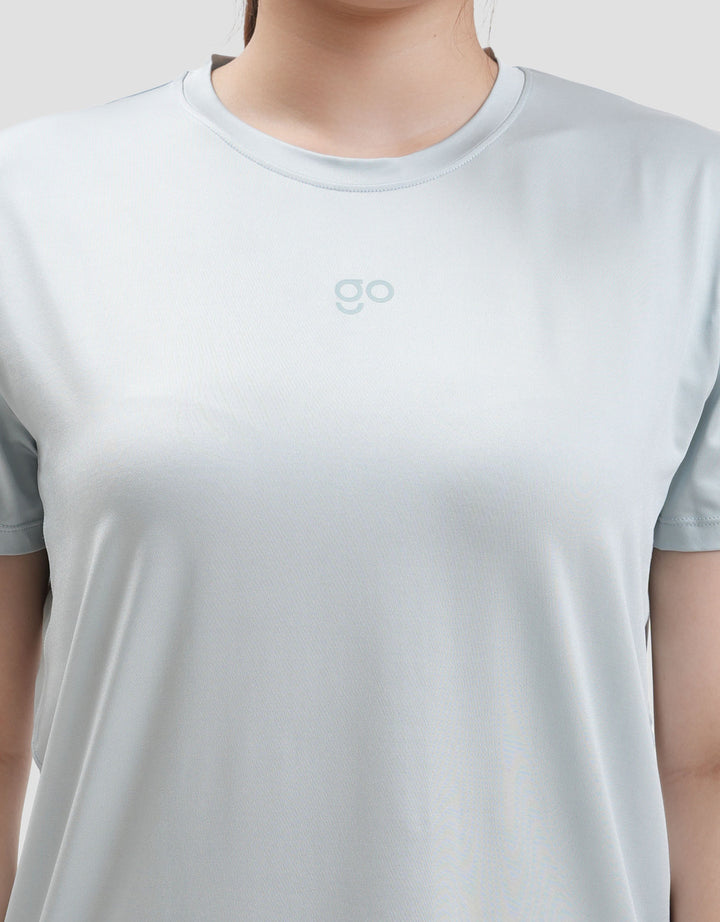 Suko Sports Kerah Bulat Lengan Pendek Kaos Wanita