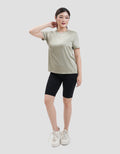 Suko Sports Kerah Bulat Lengan Pendek Kaos Wanita