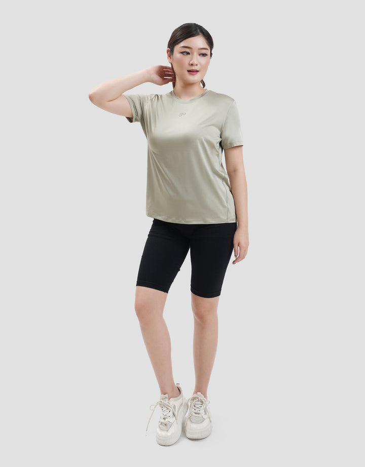 Suko Sports Kerah Bulat Lengan Pendek Kaos Wanita
