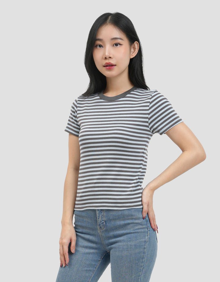 MxM Connexion Regular Strip Kaos Wanita