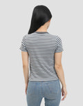 MxM Connexion Regular Strip Kaos Wanita