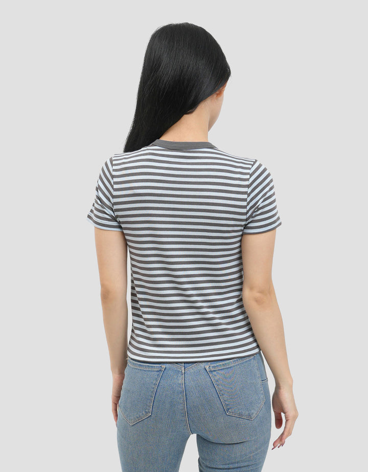 MxM Connexion Regular Strip Kaos Wanita