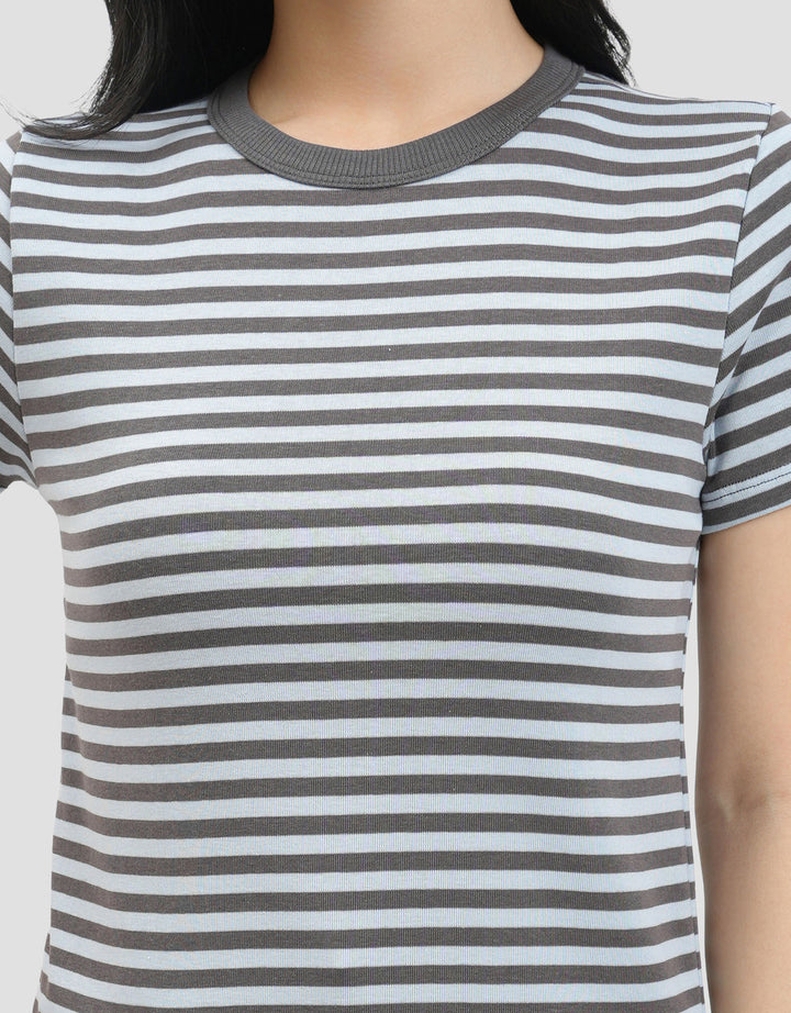 MxM Connexion Regular Strip Kaos Wanita