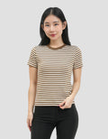 MxM Connexion Regular Strip Kaos Wanita