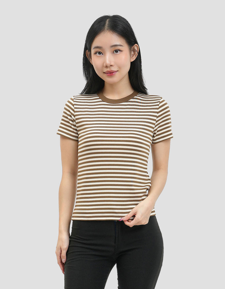 MxM Connexion Regular Strip Kaos Wanita