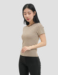 MxM Connexion Regular Strip Kaos Wanita