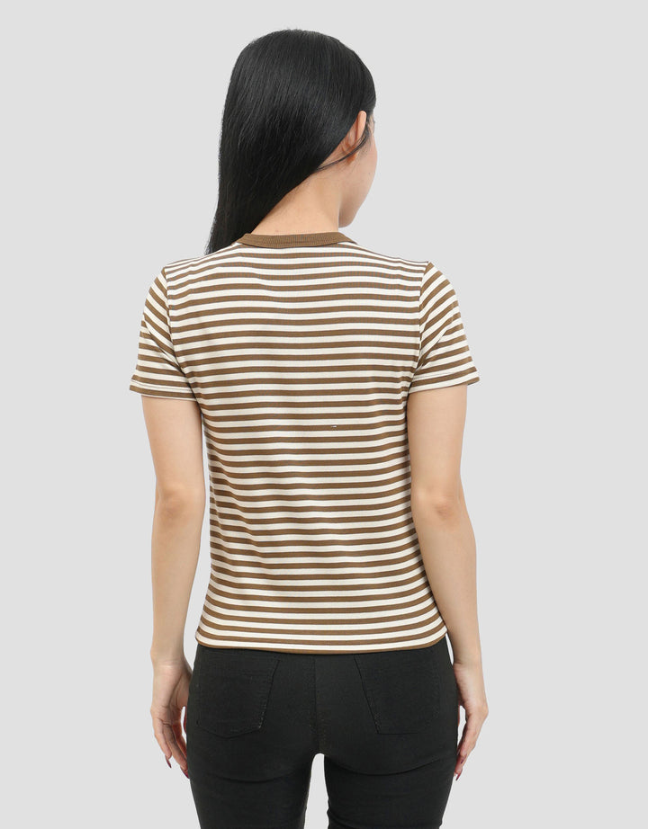 MxM Connexion Regular Strip Kaos Wanita