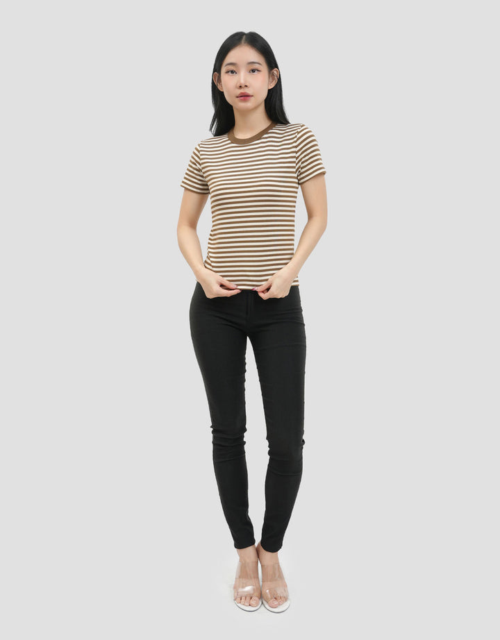 MxM Connexion Regular Strip Kaos Wanita