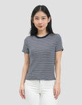 MxM Connexion Regular Strip Kaos Wanita