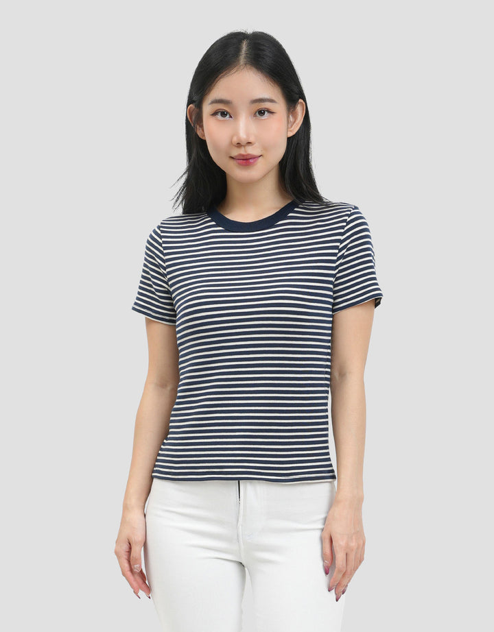 MxM Connexion Regular Strip Kaos Wanita