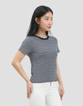 MxM Connexion Regular Strip Kaos Wanita