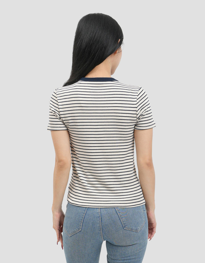 MxM Connexion Regular Strip Kaos Wanita