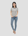 MxM Connexion Regular Strip Kaos Wanita