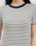 MxM Connexion Regular Strip Kaos Wanita