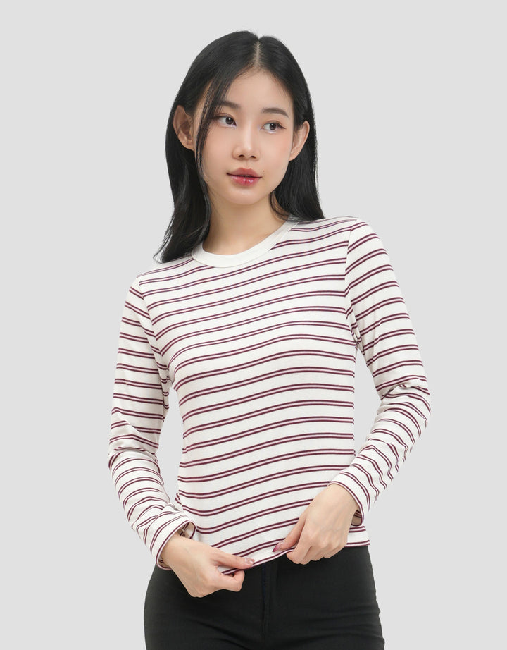 MxM Connexion Stripe Kaos Wanita