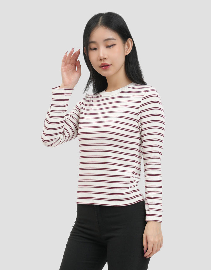 MxM Connexion Stripe Kaos Wanita