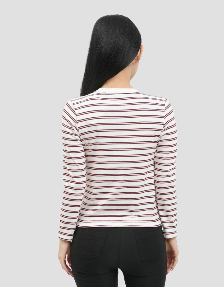 MxM Connexion Stripe Kaos Wanita