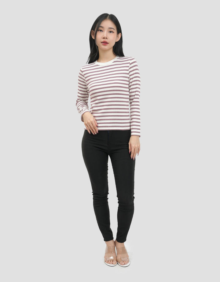 MxM Connexion Stripe Kaos Wanita