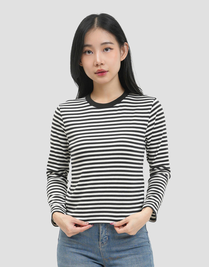 MxM Connexion Stripe Kaos Wanita