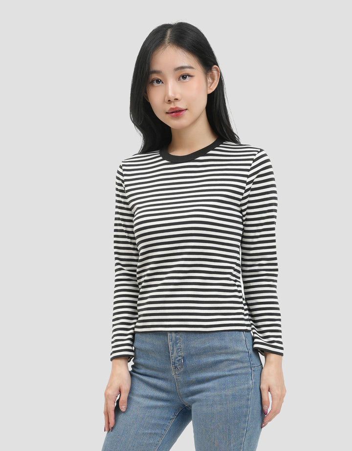 MxM Connexion Stripe Kaos Wanita
