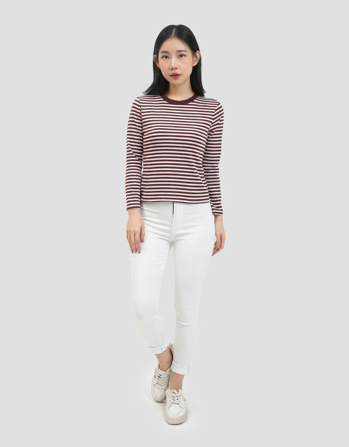 MxM Connexion Stripe Kaos Wanita