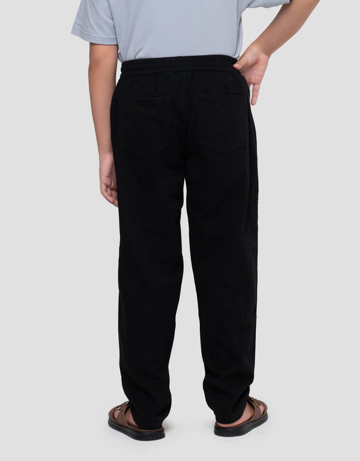Nevada Solid Woven Barrel Celana Panjang Anak Laki-laki