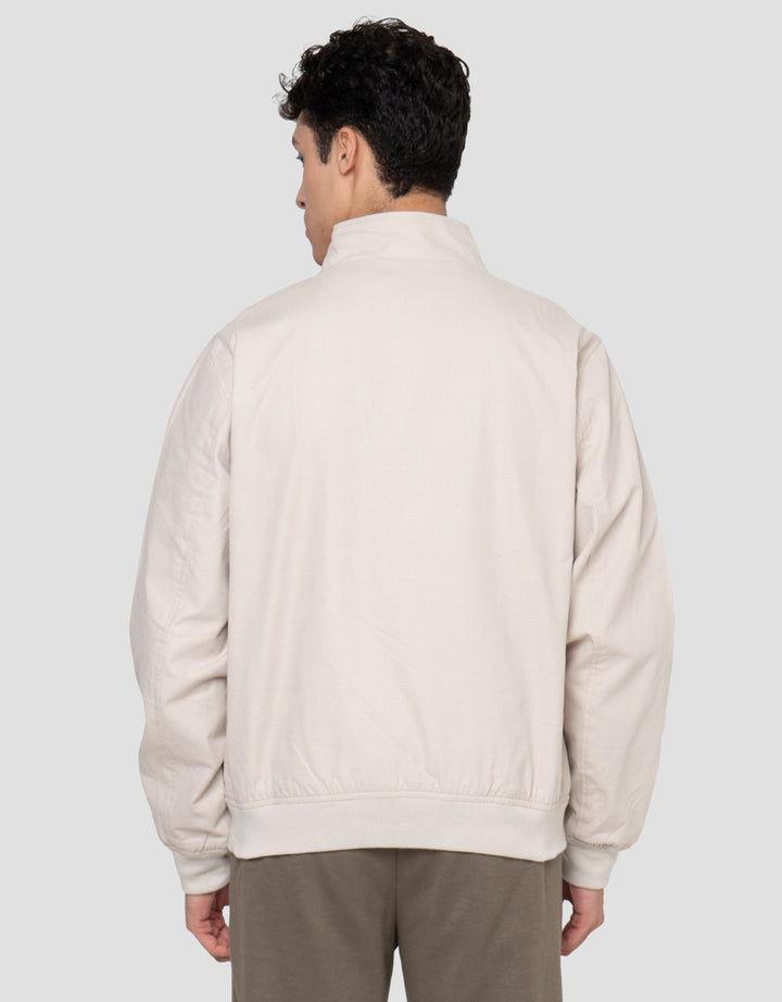 Cole Look Slub Full Zip Jaket Pria