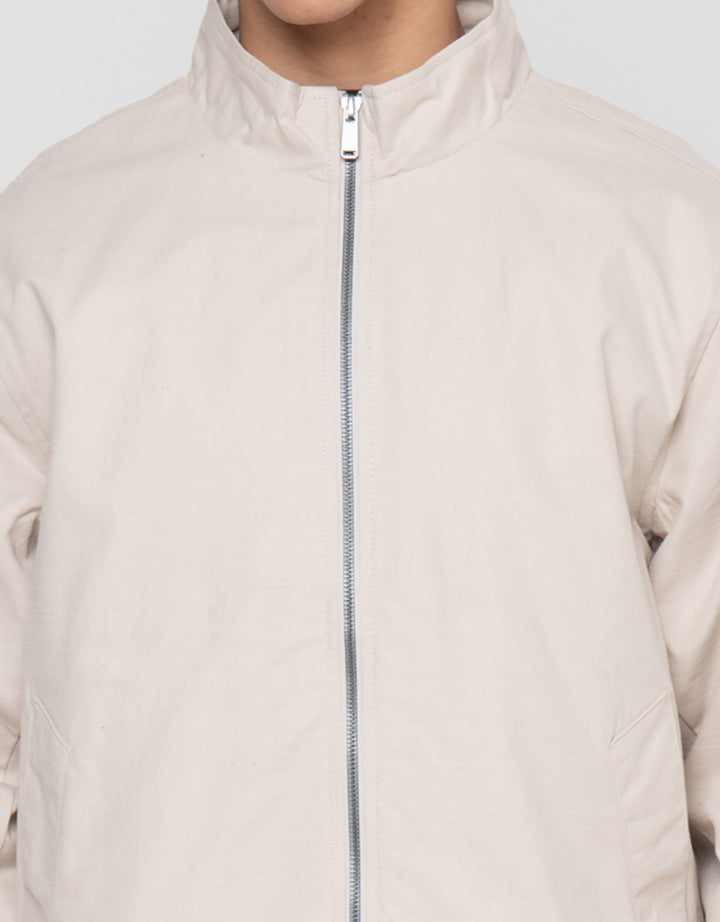 Cole Look Slub Full Zip Jaket Pria