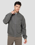 Cole Look Slub Full Zip Jaket Pria