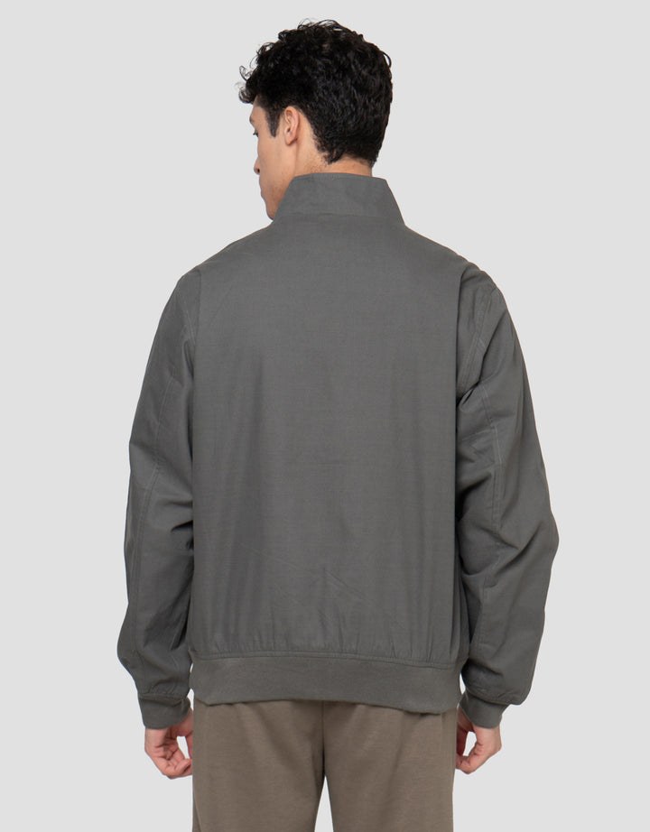 Cole Look Slub Full Zip Jaket Pria