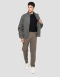 Cole Look Slub Full Zip Jaket Pria