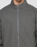 Cole Look Slub Full Zip Jaket Pria