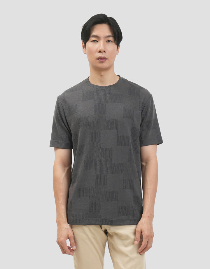 Cole Solid Texture Kaos Pria