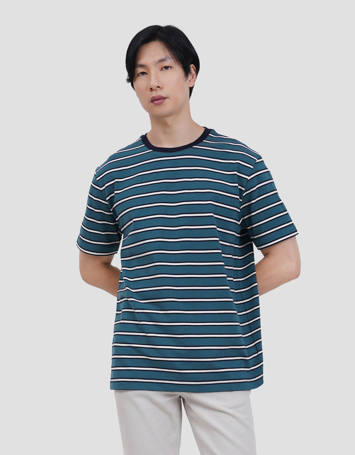 Cole Stripes Basic 3 Colors Kaos Lengan Pendek Pria