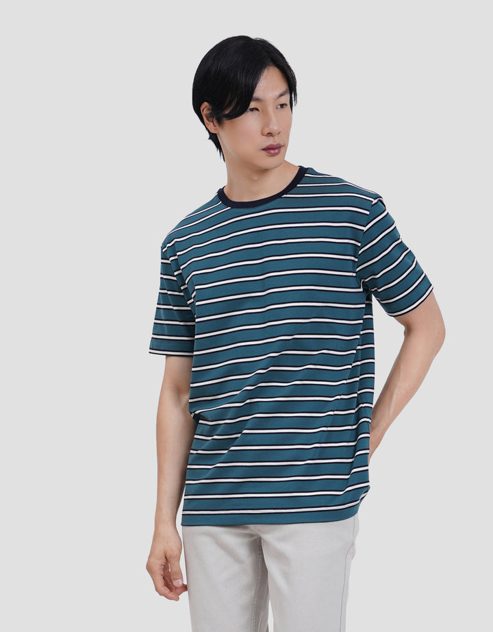 Cole Stripes Basic 3 Colors Kaos Lengan Pendek Pria