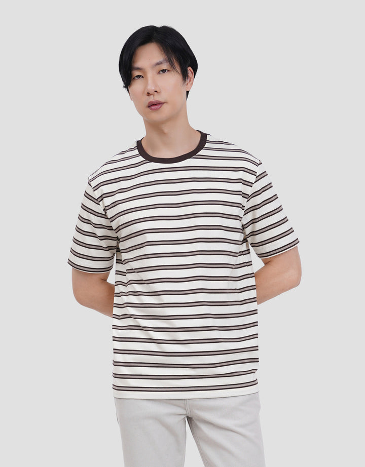 Cole Stripes Basic 3 Colors Kaos Lengan Pendek Pria