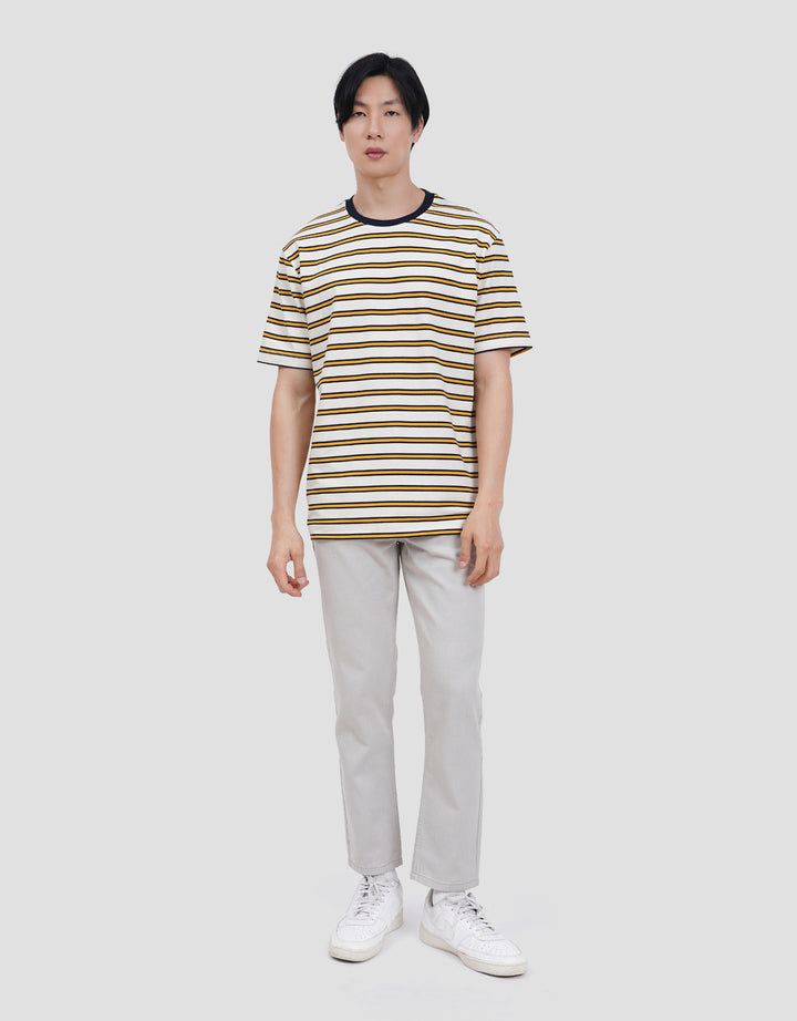 Cole Stripes Basic 3 Colors Kaos Lengan Pendek Pria