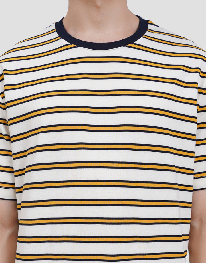 Cole Stripes Basic 3 Colors Kaos Lengan Pendek Pria