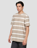 Cole Stripes Herringborn Pattern Reg Fit Kaos Pria