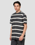 Cole Stripes Herringborn Pattern Reg Fit Kaos Pria