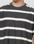 Cole Stripes Herringborn Pattern Reg Fit Kaos Pria