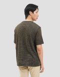 Cole Stripes Towel Texture Kaos Pria
