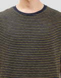 Cole Stripes Towel Texture Kaos Pria
