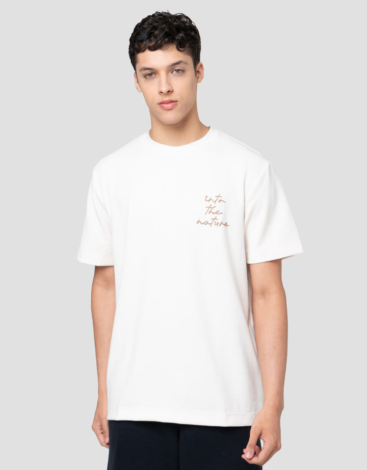 Cole Graphic Embro Running Stich Kaos Pria